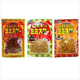 ミミガーチップ ミミスター ピリ辛 40g ガーリック味 30g タコス味 30g 3種セット