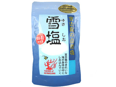 沖縄 宮古島 雪塩 顆粒タイプ 150g